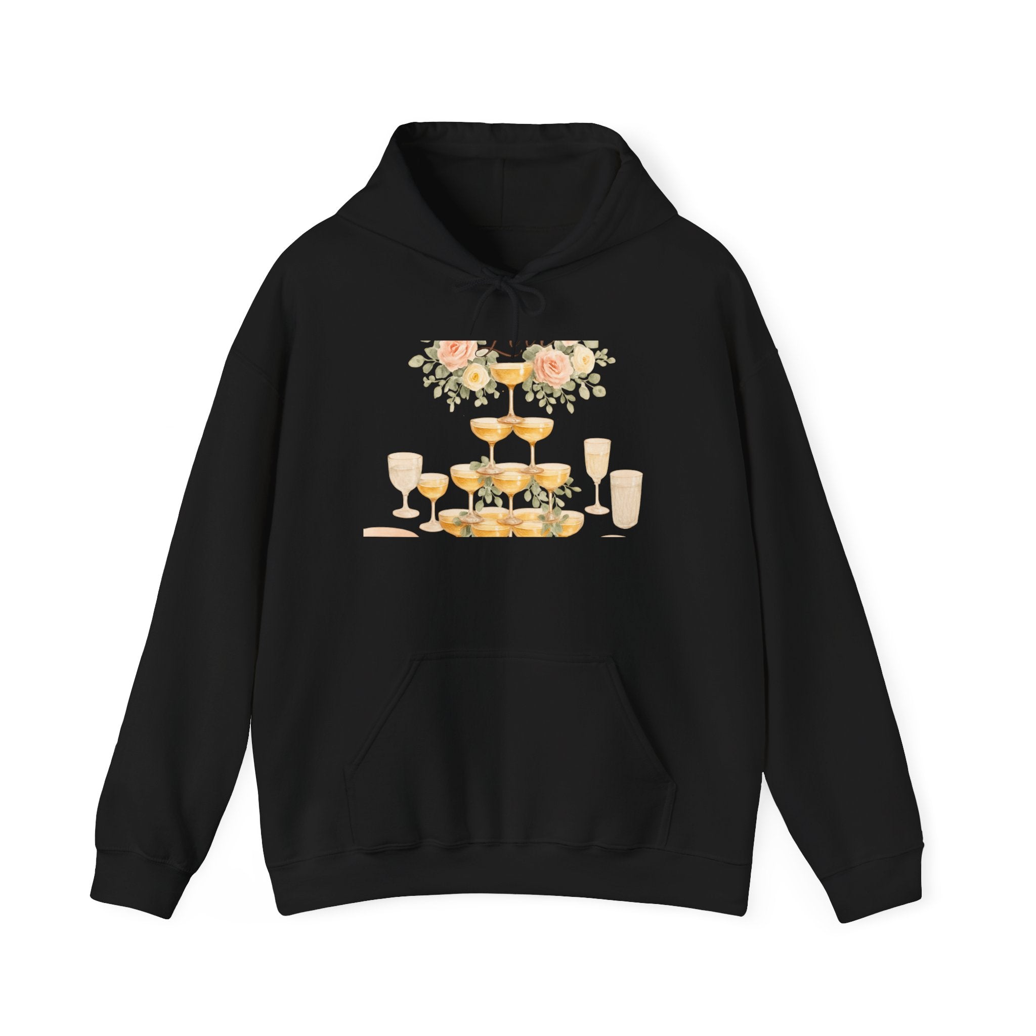 Elegant Floral Celebration Hoodie