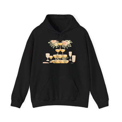 Elegant Floral Celebration Hoodie