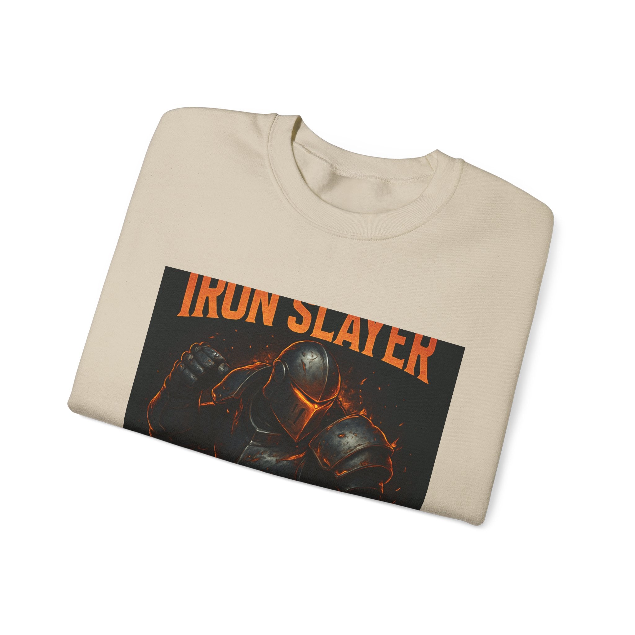 Crewneck Sweatshirt — "Iron Slayer" Knight Graphic