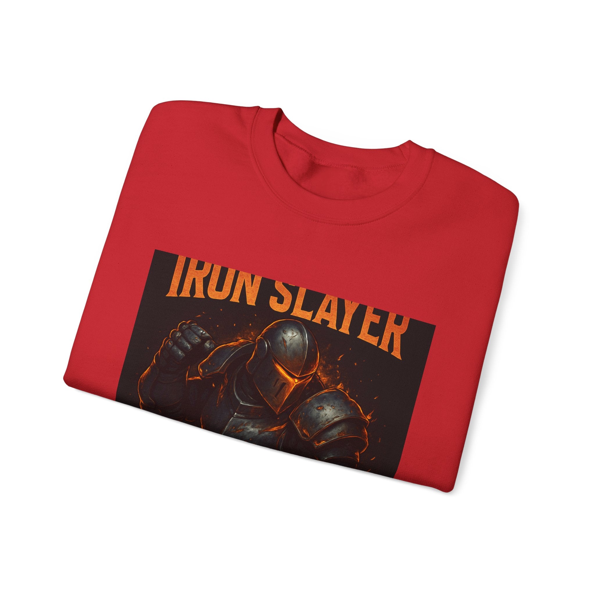 Crewneck Sweatshirt — "Iron Slayer" Knight Graphic