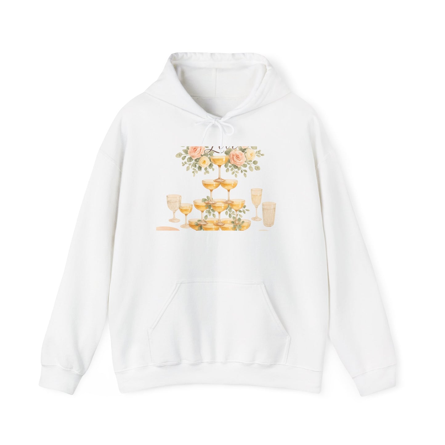 Elegant Floral Celebration Hoodie