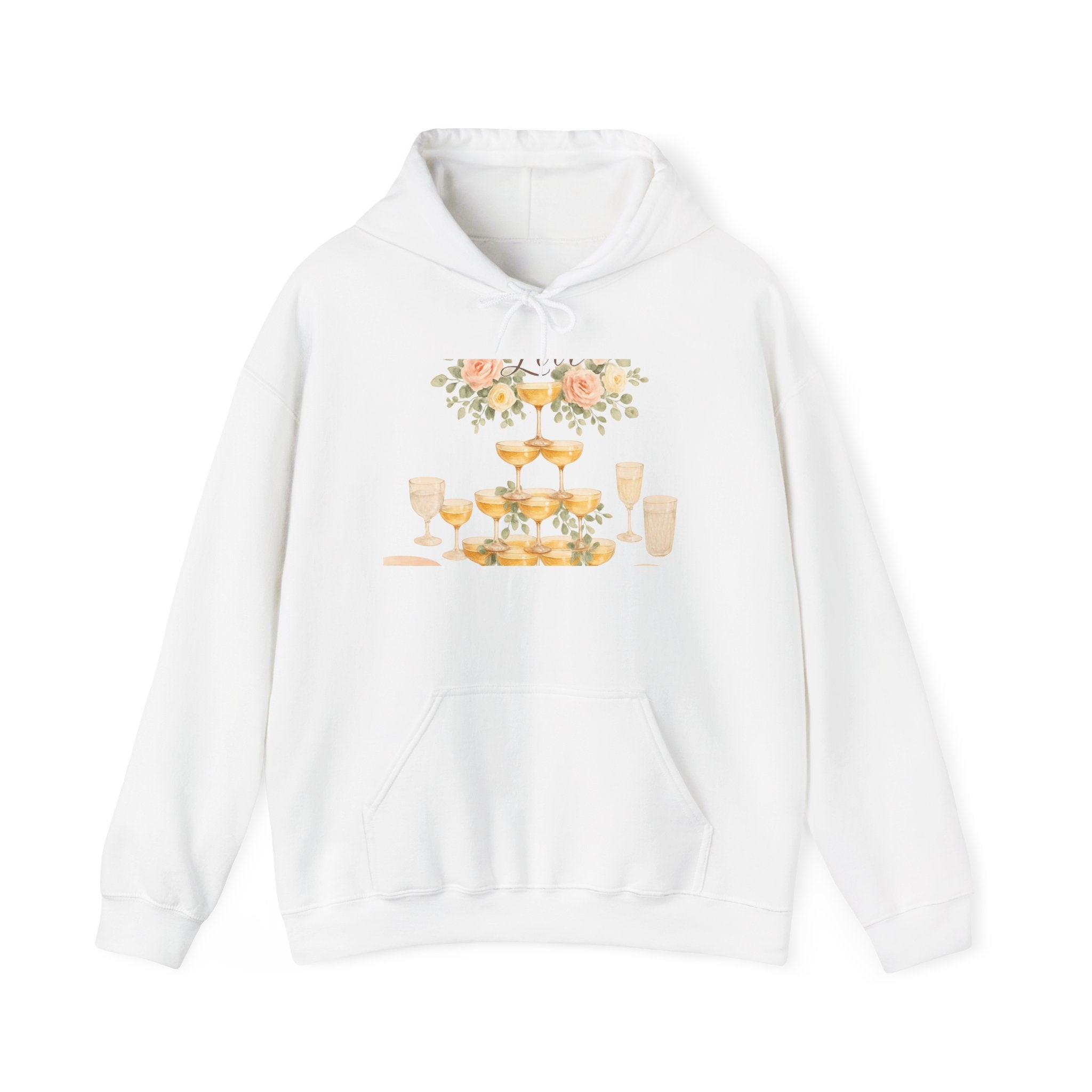 Elegant Floral Celebration Hoodie