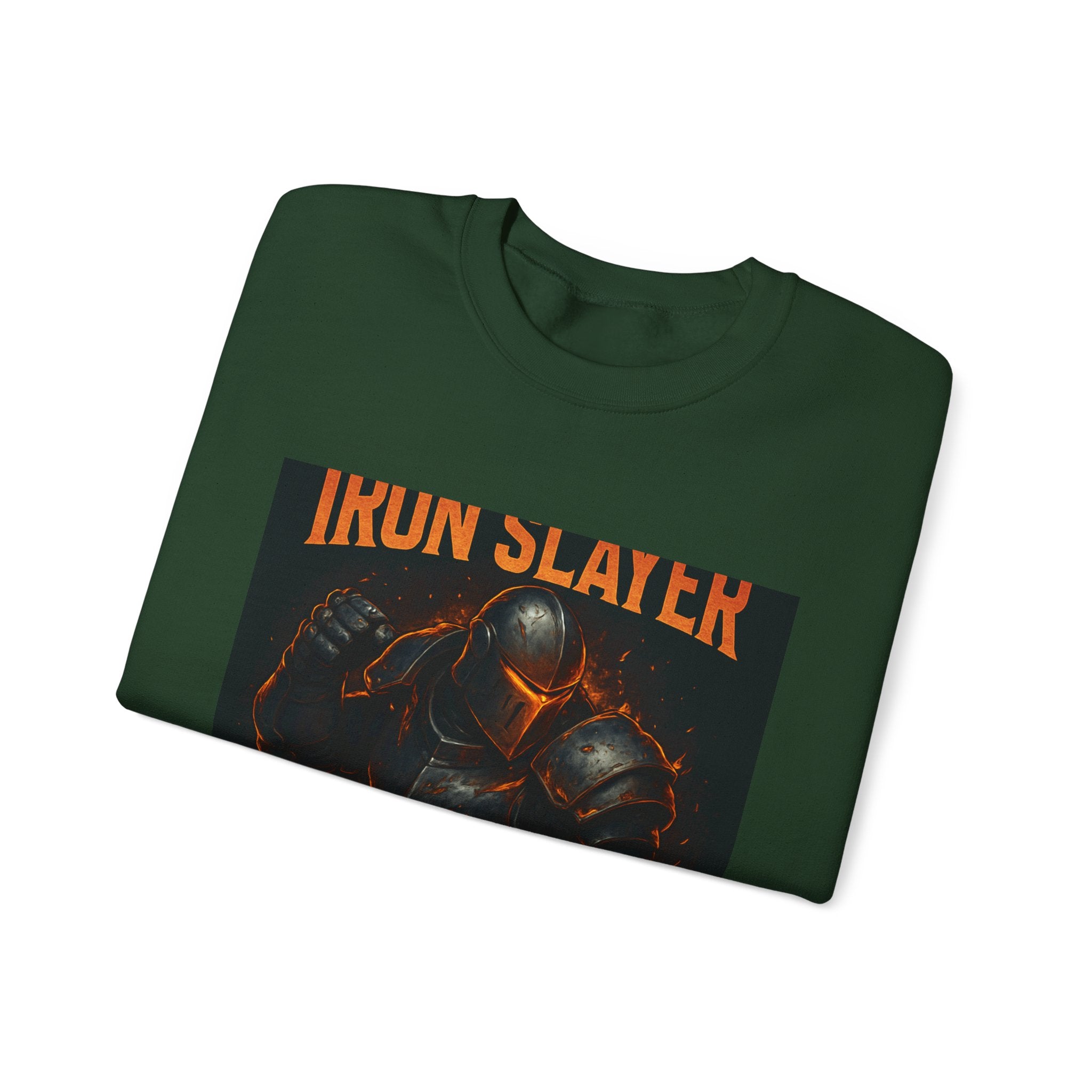 Crewneck Sweatshirt — "Iron Slayer" Knight Graphic