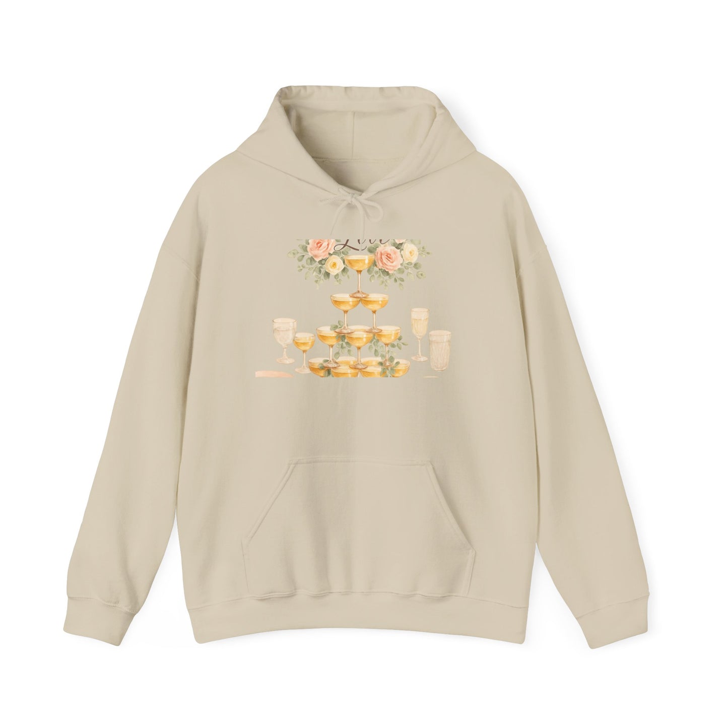 Elegant Floral Celebration Hoodie