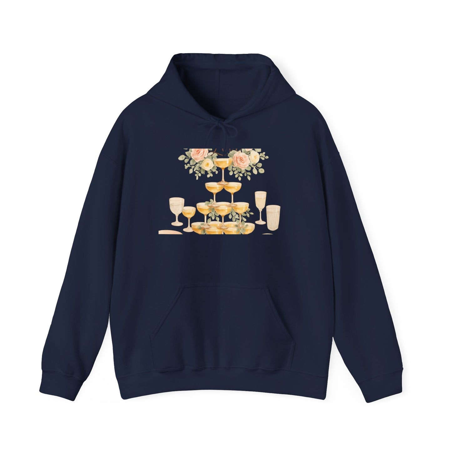 Elegant Floral Celebration Hoodie