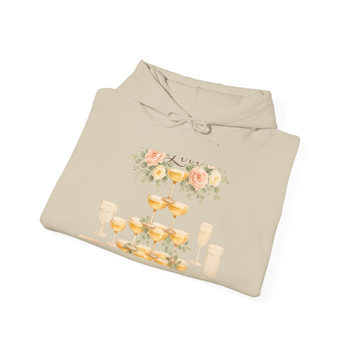 Elegant Floral Celebration Hoodie