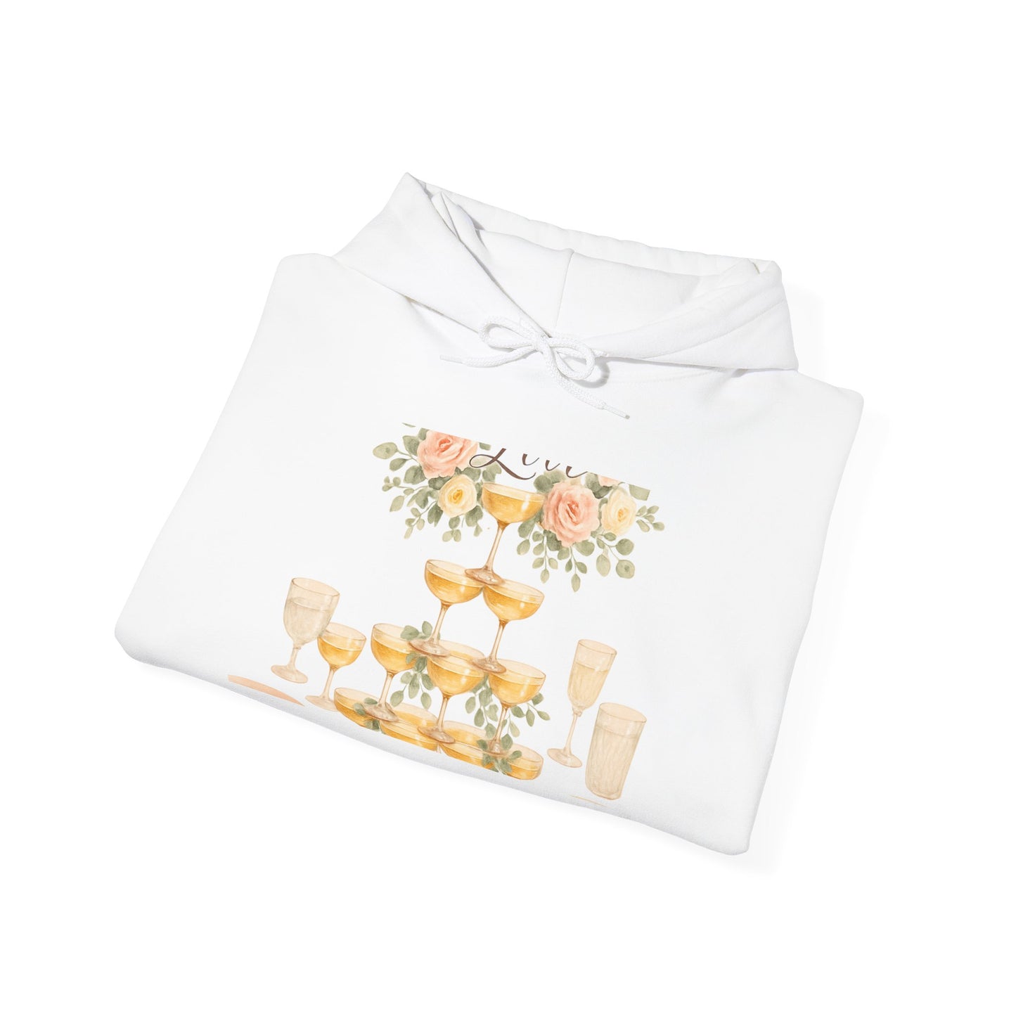 Elegant Floral Celebration Hoodie