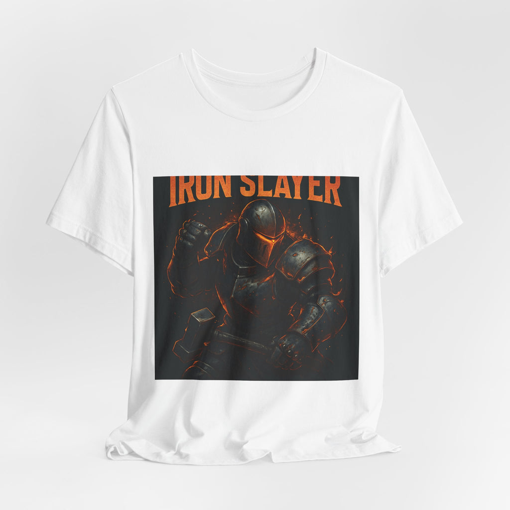 Iron Slayer T-Shirt — Dark Knight Graphic Tee