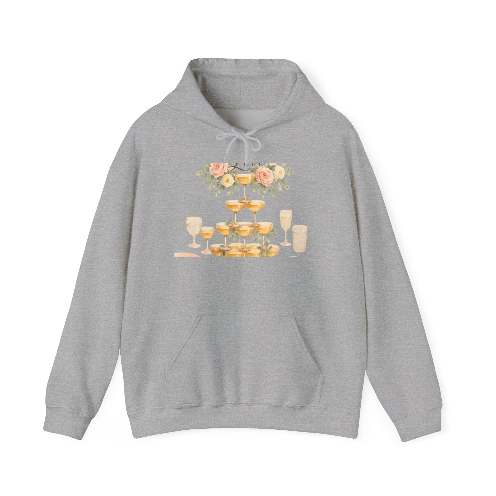 Elegant Floral Celebration Hoodie