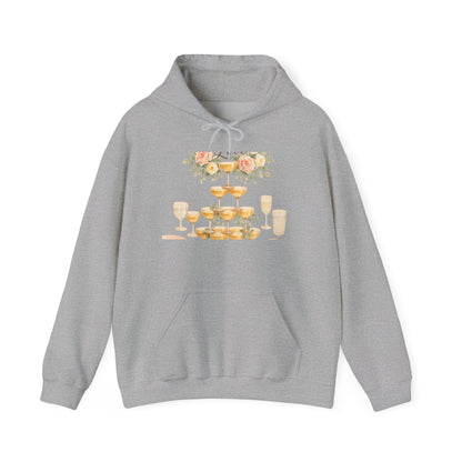 Elegant Floral Celebration Hoodie