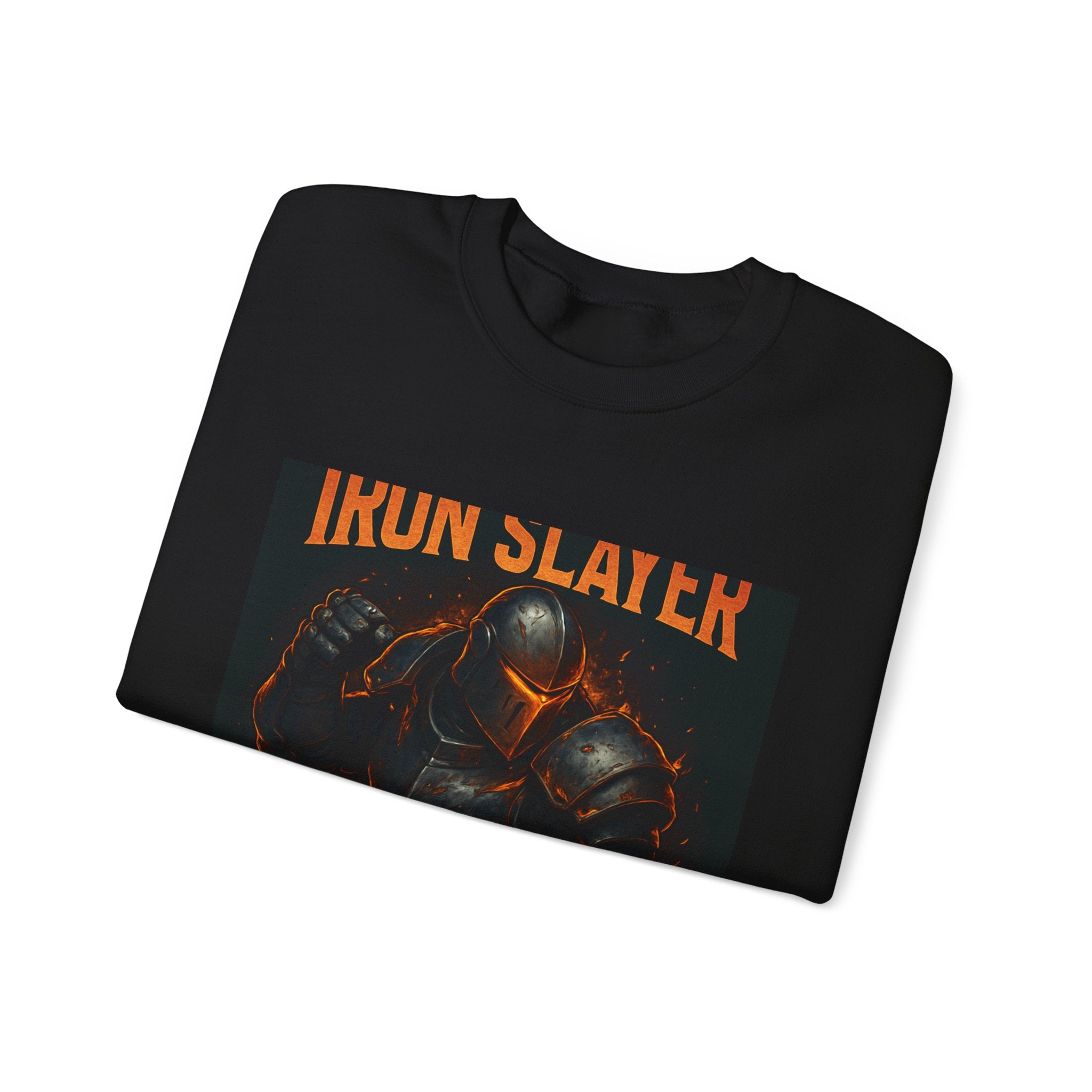 Crewneck Sweatshirt — "Iron Slayer" Knight Graphic