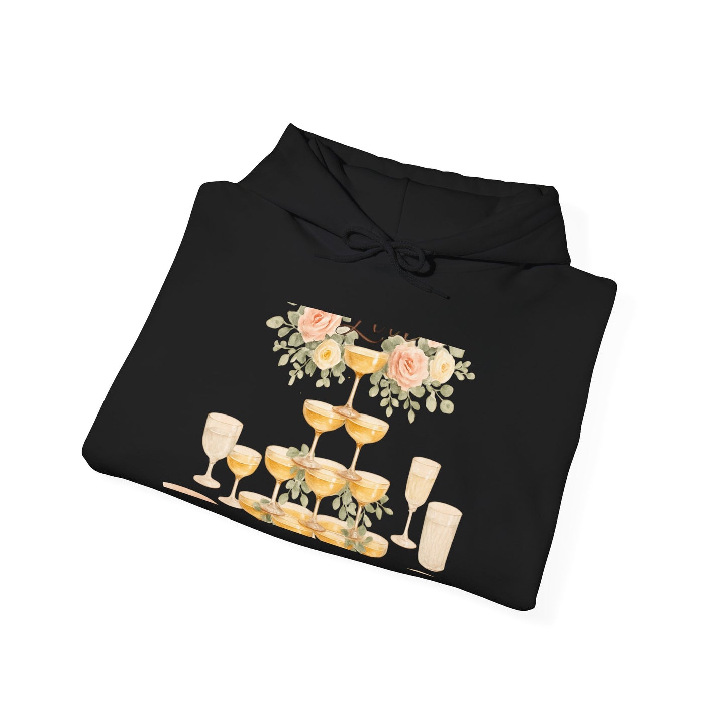 Elegant Floral Celebration Hoodie