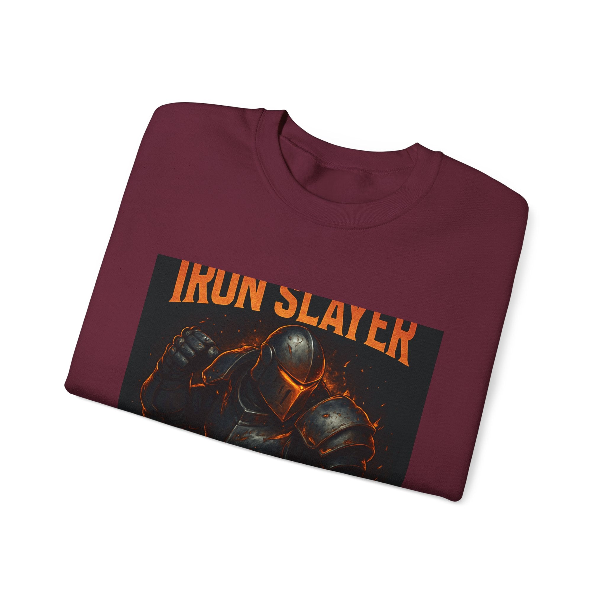 Crewneck Sweatshirt — "Iron Slayer" Knight Graphic