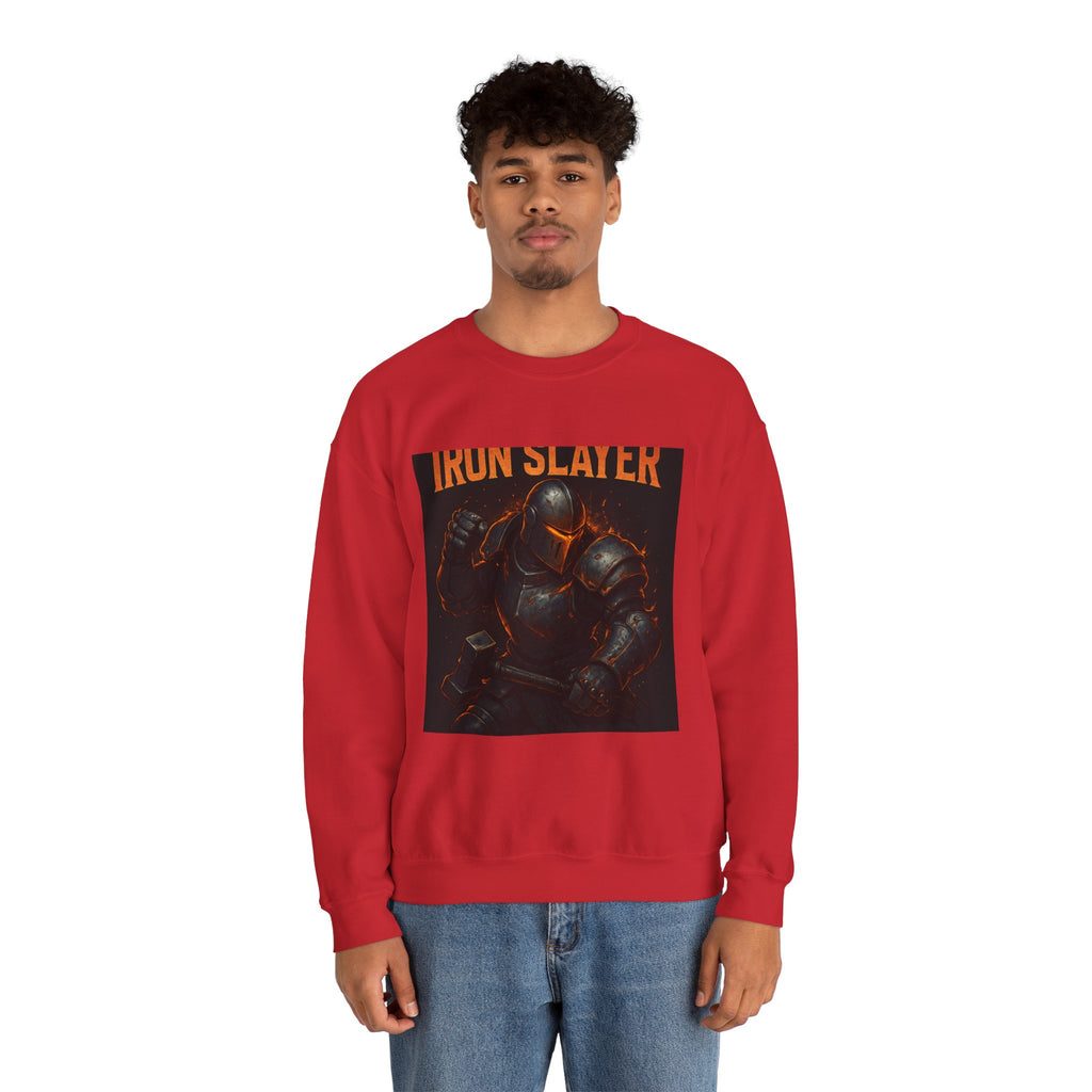 Crewneck Sweatshirt — "Iron Slayer" Knight Graphic